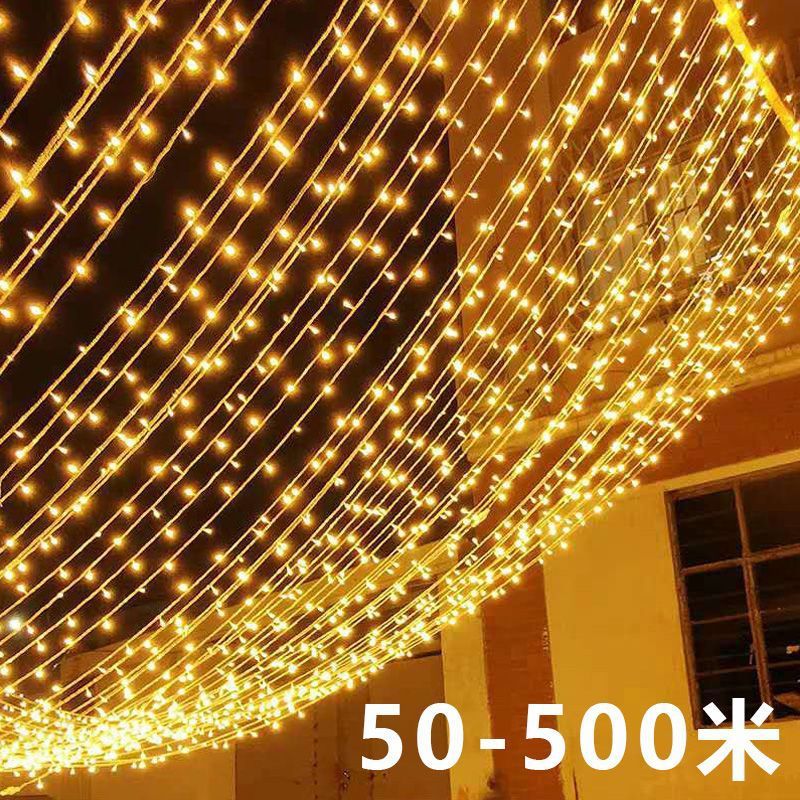 LED カラーライト点滅ストリングライト星がいっぱい屋外防水ソーラーツリーライトキャンプ装飾雰囲気ライトストリップ|undefined