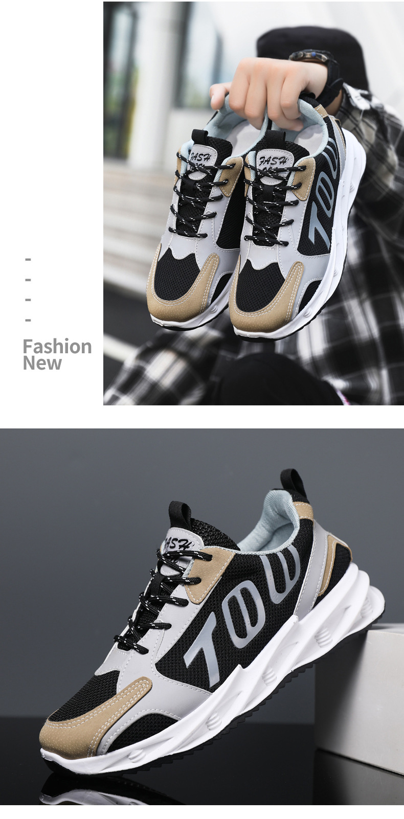 Scarpe da tennis da uomo Scarpe da passeggio Scarpe da corsa Sneakers Tessuto in tela Calzature traspiranti facili da pulire_voghion.com