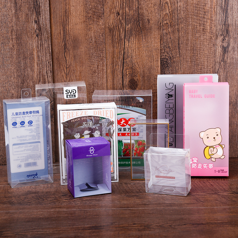 厂家定制通用长方形透明PVC盒子PET折盒pp磨砂盒定做彩印胶盒设计-阿里巴巴