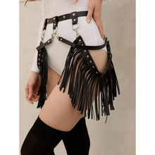 Y 19331 Leather tassel body chain belt set Ƥ��������������