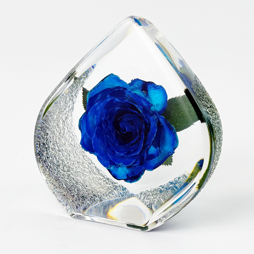 [Airplane Box] Small Love Glacier Style Blue Rose