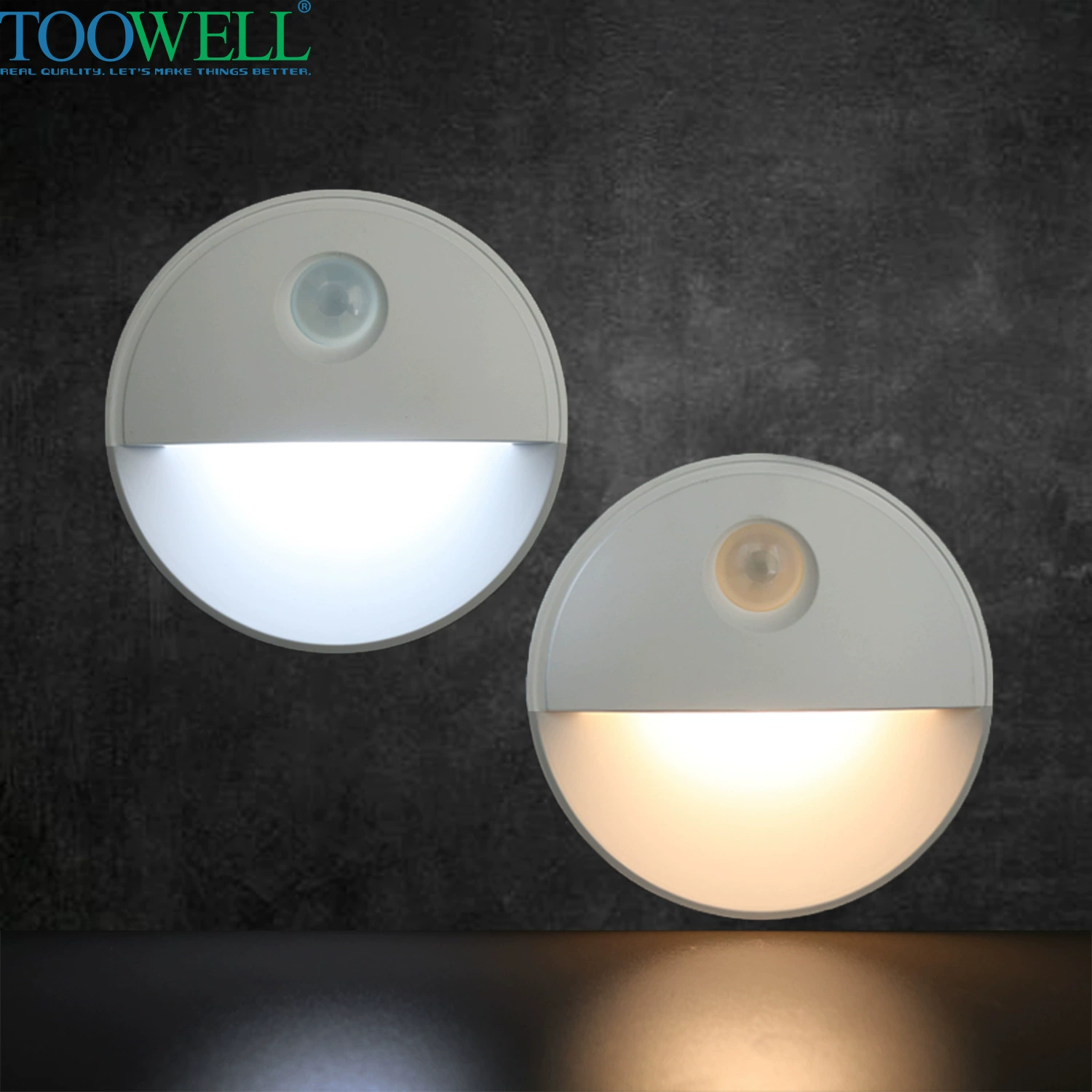 Трансграничная электронная коммерция, новый экзотический светодиодный инфракрасный датчик человеческого тела с улыбающимся лицом на полмесяца, свет, мягкая защита для глаз, свет, внутренний ночник