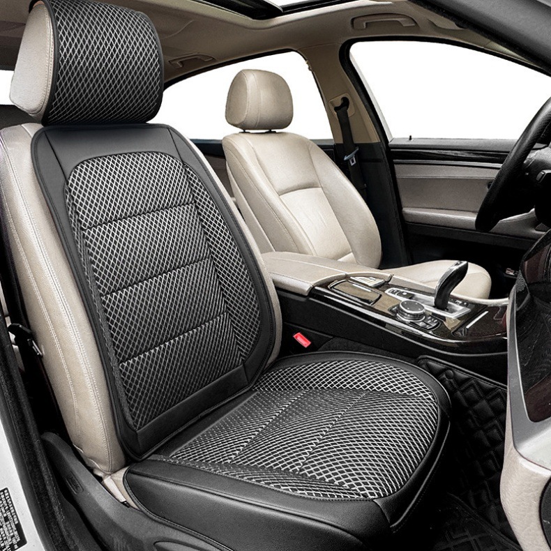 25-Year Breathable All-Season Universal Car Seat Cushion Pu Multi-Piece Set Small Three-Piece Original Factory Direct Delivery Breathable Mesh