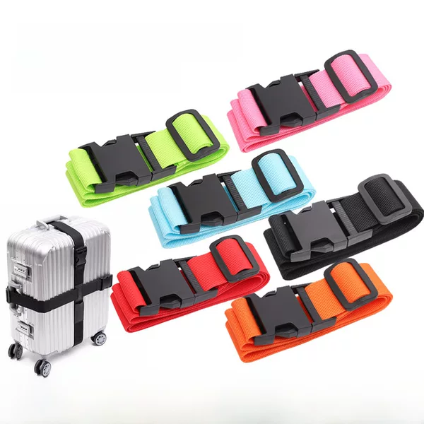 Adjustable Buckle Strap for Luggage, Backpack Strap with Buckle, Travel Suitcase Crossbody Strap