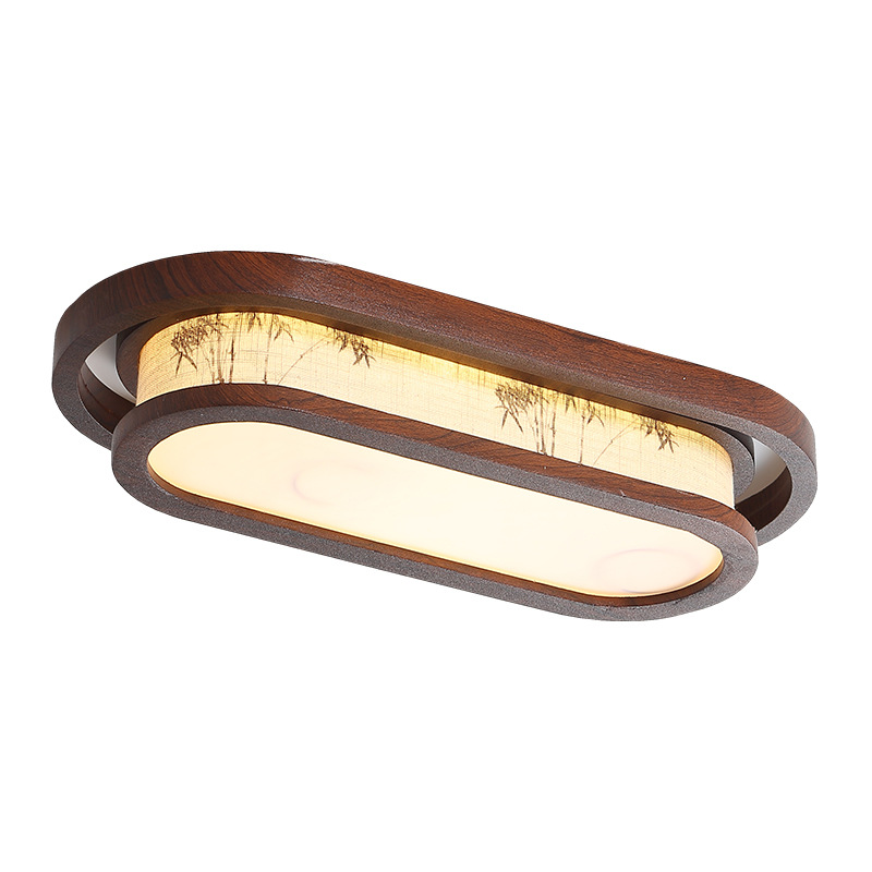 Luz de pasillo nueva luz de techo china Zen simple luz de techo de nuez balcón 263L