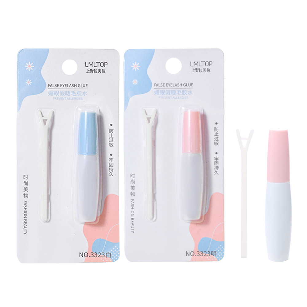 拉美拉TOP 魅眼假睫毛胶水 隐形自然睫毛粘合剂 附带工具 3323