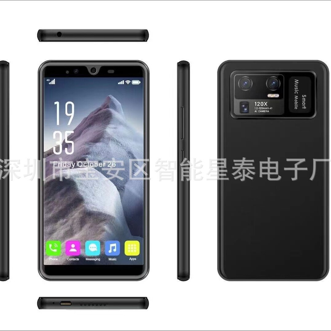 Wholesale New M12pro smartphone 5.72-inch Quad Core 4G low price mobile phone Note10 S9 Android mobile phone