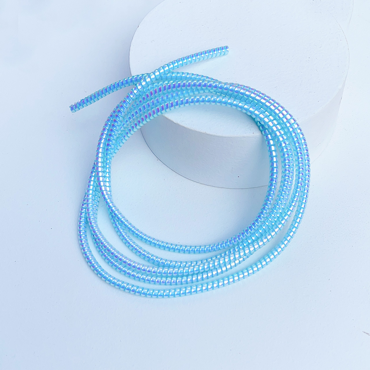 1.4m/1.6m cuerda de bobinado láser protección del medio ambiente TPU cable de datos del teléfono móvil cable de protección bobinado cuerda de resorte cubierta protectora