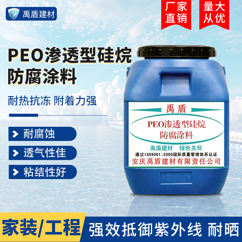PEO渗透型硅烷防腐涂料污水处理厂自来水厂发电厂垃圾掩埋场