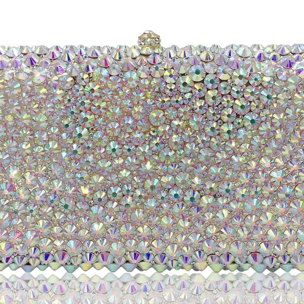 * BL127 bolsas de diamante incrustadas a mano bolsas de cena de cristal damas caja dura cuadrada bolsas de mano bolsas de cadena de fibra