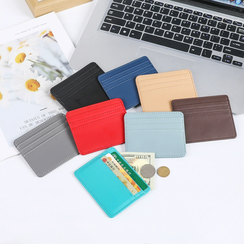 Трансграничный спот мульти-кард женский маленький кожаный чехол для карт pu большой емкости изысканный pu имитационный кожаный чехол для карт оптом
