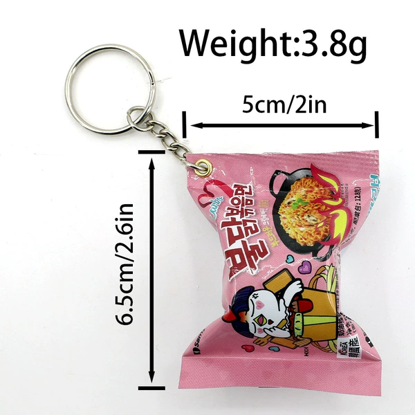Bagged turkey noodles pink [single circle]