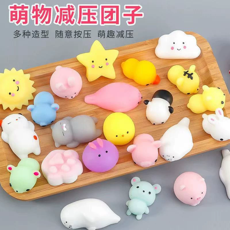 Realistic Squishy Toy (TPR) — Simulation Bun & Decompression Slime, Assorted 5–10 cm