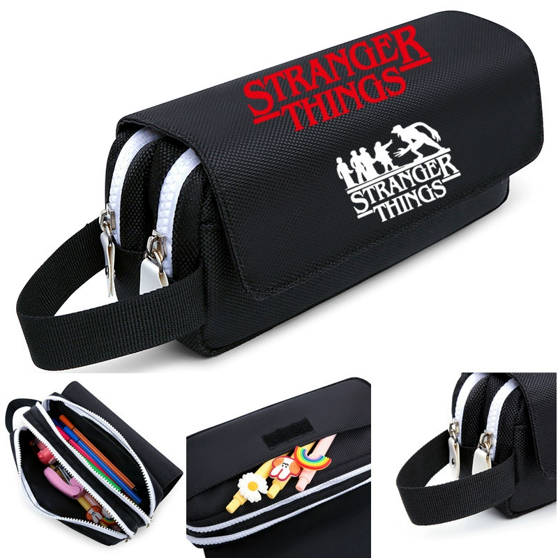 (Кросс-бордер) вместительный пенал на молнии, канцелярия для студентов, сумка для хранения