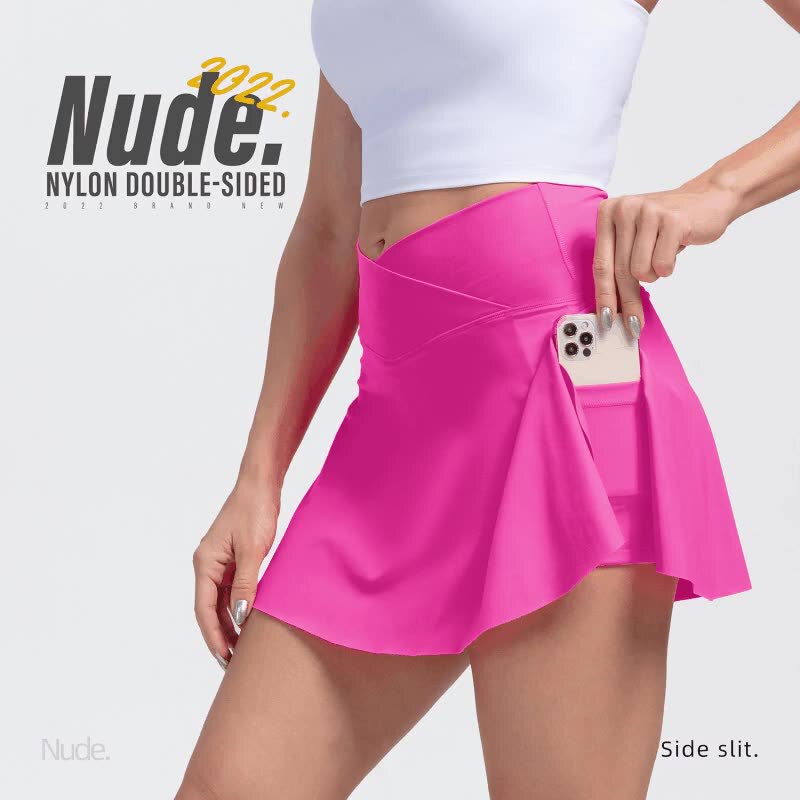 Cross-border Sports Skirt Yoga Shorts Skirt Tennis Skirt Clothing Fitness Clothing Running Outdoor High Waist Yoga Clothing Women