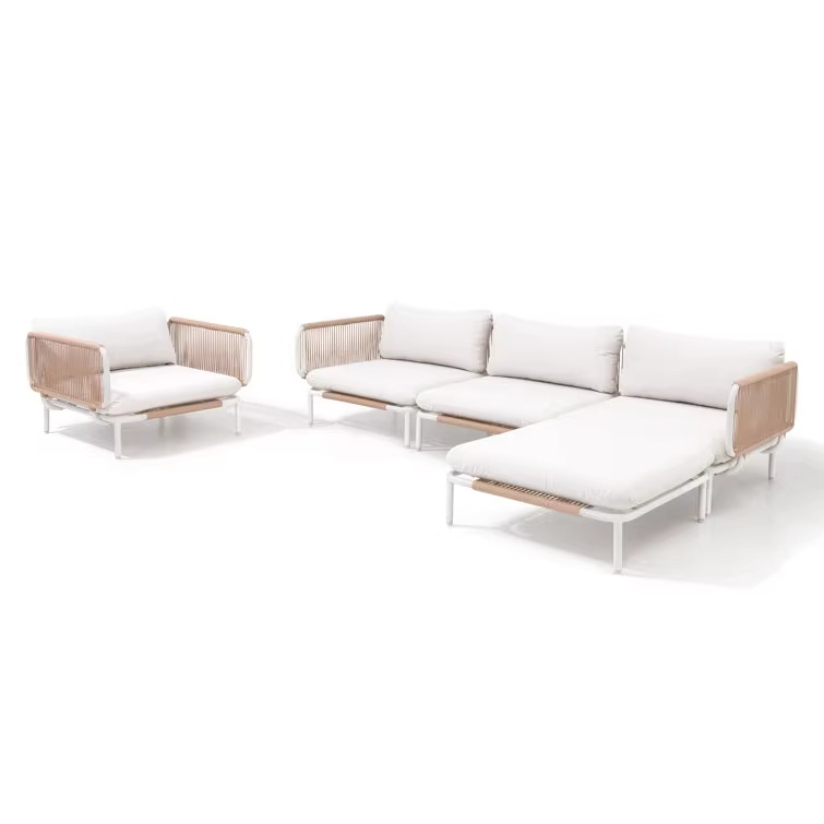 Sofá al aire libre patio villa de alta calidad seda