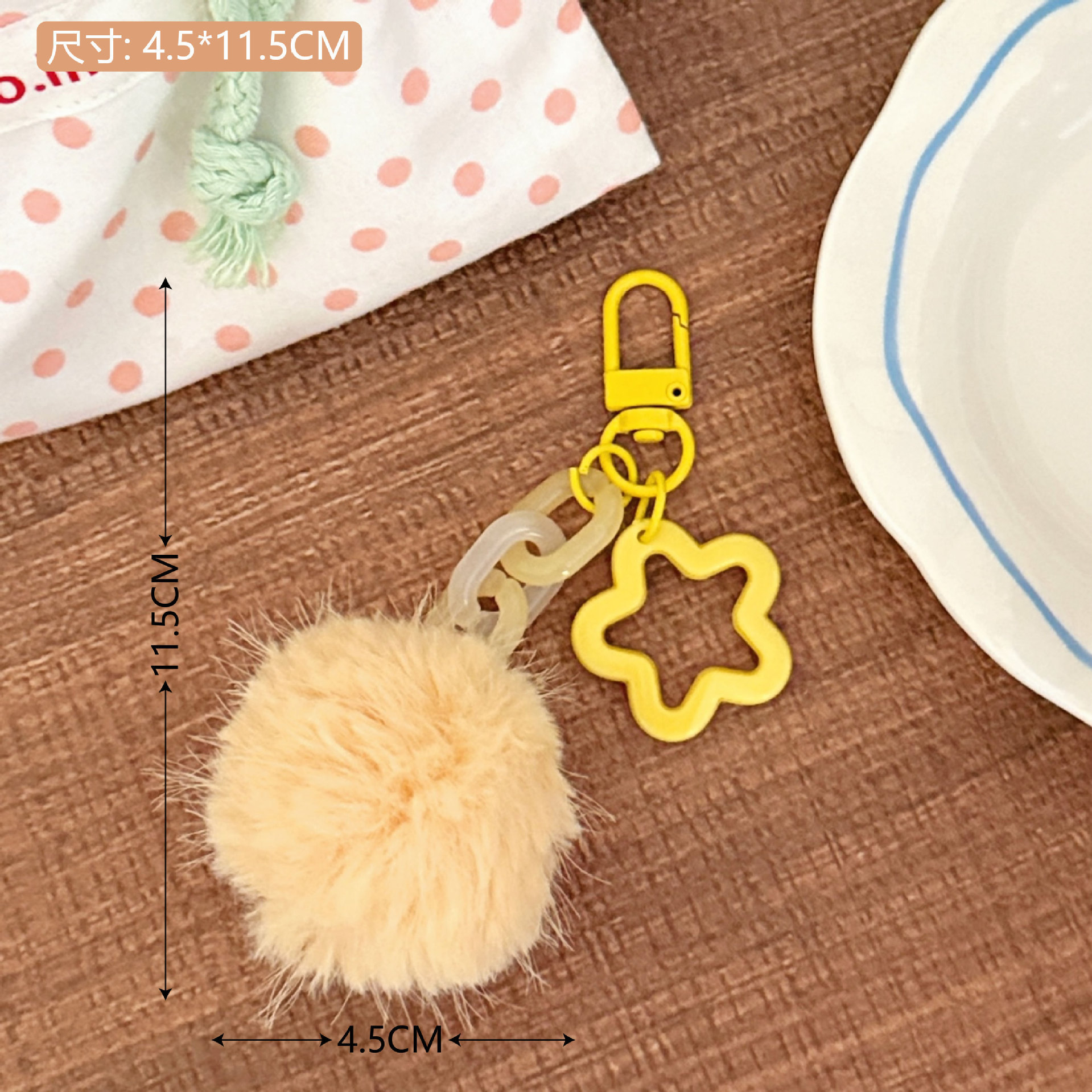 Creativo bolso de peluche muñeca colgante llavero de automóvil colgante universal chica corazón bolso de peluche colgante mayorista