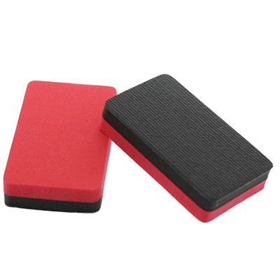 Car cleaning tools | Car Cleaning Clay Bar Gloves - striped-square-matte-red
