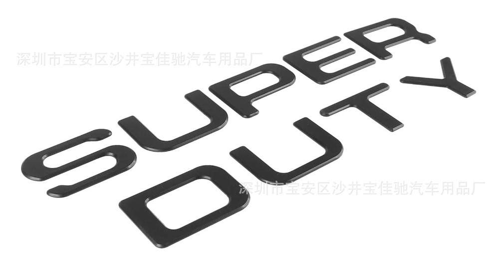 Suitable for 08-16 Ford Super duty tail box labeling ABS stereo car logo foreign trade items