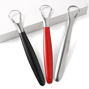 Stainless Steel Tongue Scraper Stainless Steel Tongue Coating Cleaner Tongue Scraper Tongue Cleaning Bad Breath Oral Care Worker