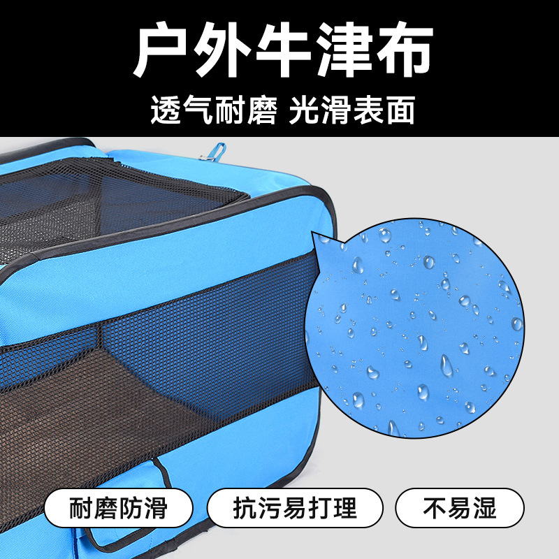 Jaula para Perros Grande para Coche, Disponible en Stock, Portátil, Plegable, de Oxford, Tienda de Campaña para Perros, Multifuncional, Cama para Perros para Coche