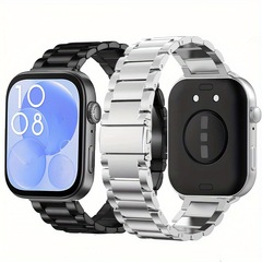 Huawei Fit3/Fit4pro ステンレススチールメタルウォッチストラップに適しており、Huawei Watch Fit4 3 ビーズスチールストラップに適しています。