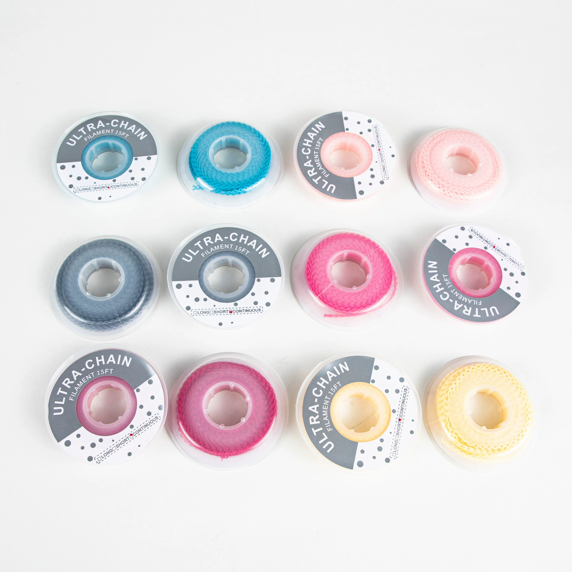 Однотонные ортодонтические резиновые цепочки, расходные материалы для ортодонтии, стоматологические ортодонтические материалы