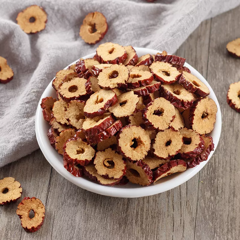 新疆红枣片代发红枣干干货泡茶脆枣子无核灰枣圈另有特等枣红枣圈