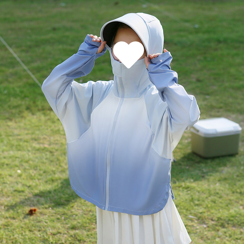 비닐 챙 - 그라데이션 블루 [무료 50개 이상의 테스트 카드]