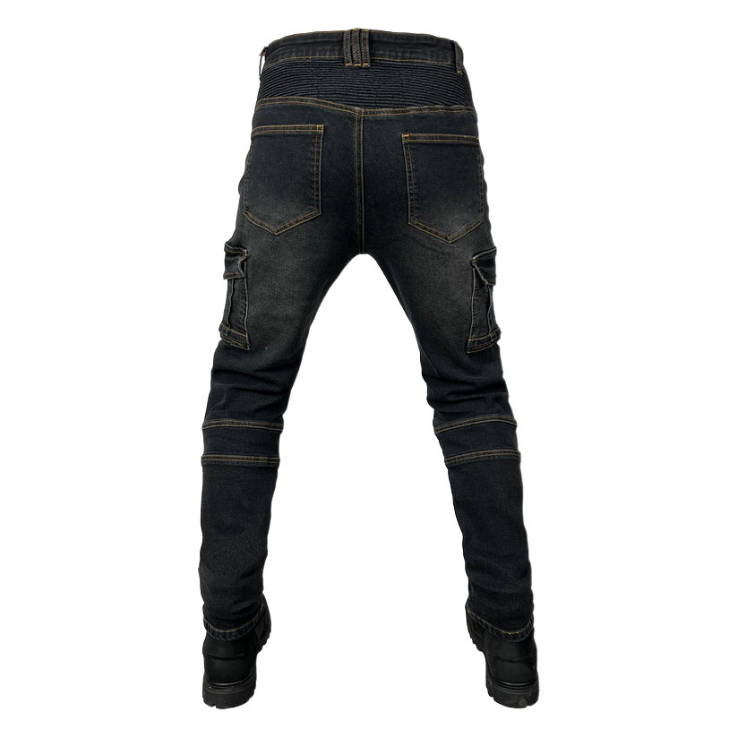 2022 nuevos pantalones vaqueros de la motocicleta de los hombres toda la temporada pantalones anti-caída de la motocicleta transfronteriza montar pantalones de carreras Casuales