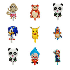 New Mini Monkey Panda Care Bear Birthday Cartoon Special Shaped Aluminum Film Balloon Party Decorative Balloon