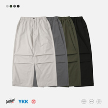 TRS男装丨25SS户外轻量化机能宽松3M吸湿排汗束脚伞兵休闲裤男