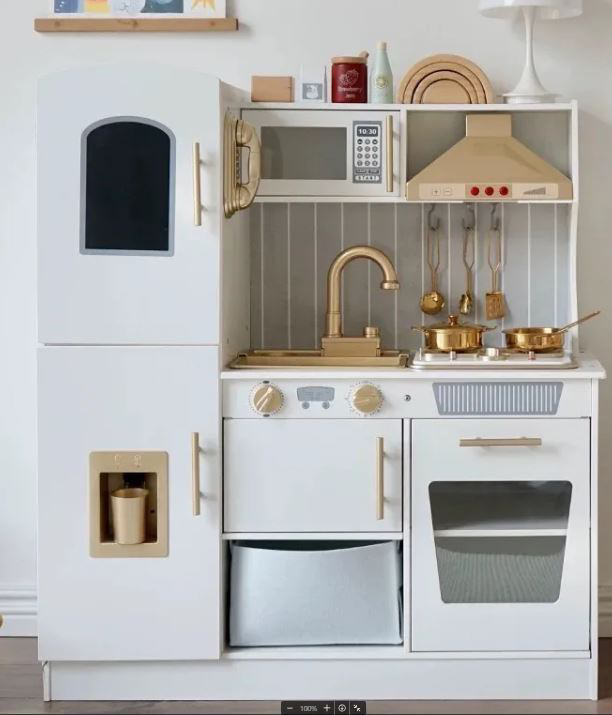 Juego de juguetes de cocina para niños transfronterizos, cocina simulada, cocina, niña, utensilios de cocina para bebés, regalo para niñas