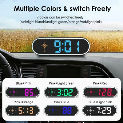 Cross-Border Universal Car Hud Head-Up Display Beidou Satellite Speedometer Kmh/Mph Speed Display Speed Measuring Device