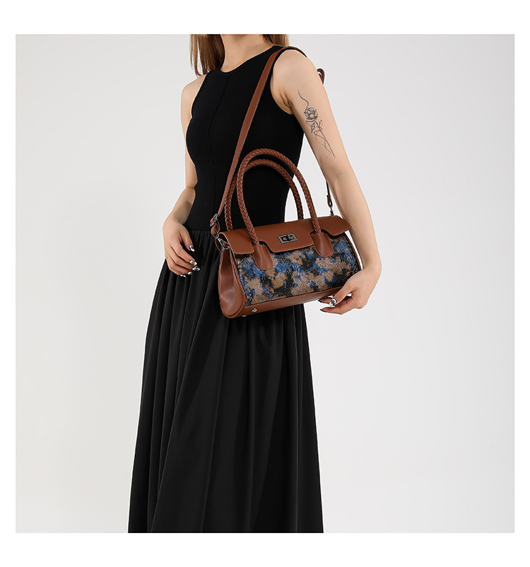 Women's Retro Handbag Chinese Style Shoulder Bag For Mature Women_voghion.com