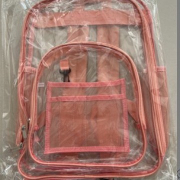 Mochila transparente impermeable de PVC para viajes, mochila escolar de gran capacidad para estudiantes, mochila infantil, venta al por mayor