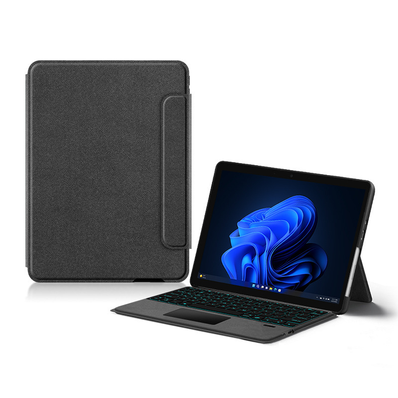 Applicable to Microsoft surface go4 tablet keyboard protective case go23 Bluetooth backlit keyboard leather case protective case