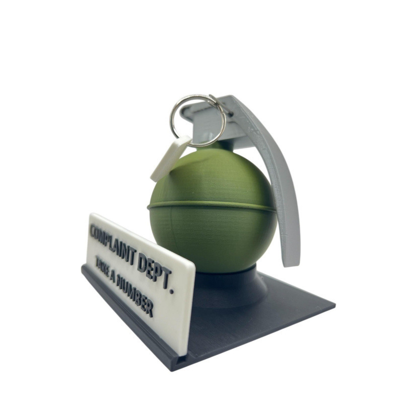 2025跨境爆款Complaint Department Grenade Desk Sign 大量现货|undefined