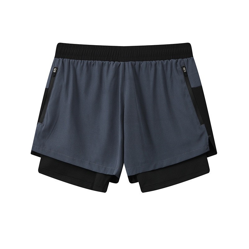 Pantalones cortos deportivos casuales de secado rápido para hombres verano Delgado forrado maratón pista y campo de tres puntos corriendo fitness pantalones de baloncesto