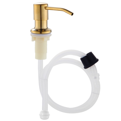 I6CV Kitchen Sink Soap Dispenser Extended Tube Hand Soap Squeeze Bottle Pressure Pickup Dishwasher for Sink Basin and Bowl Detergent Extension