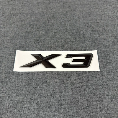 for Bmw X1X3X4X5X6X7 Word Mark: Car logo - x3-gloss-black-replacement