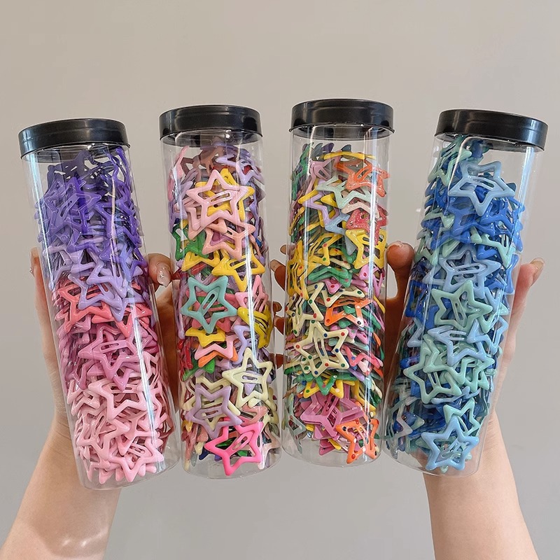 Star dopamina horquilla femenina 2025 nuevo estilo clip lateral para cabello roto clip lateral flequillo clip de pico de pato clip horquilla tocado