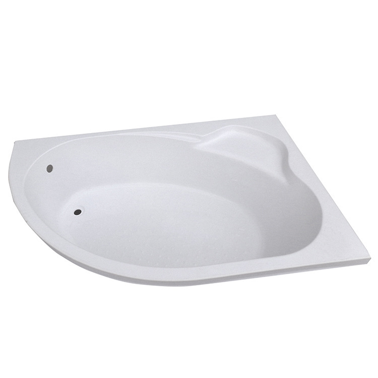 Russia's hot foreign trade inventory abs triangle embedded bathtub (no skirt, no bracket) 1600/1700mm