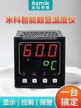 温控仪数显智能PT100热电阻K型热电偶温度显示控制器开关高精度