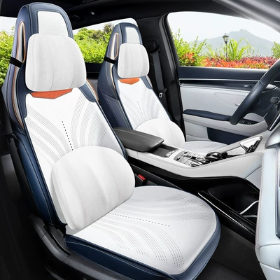 Four Seasons Pad — for All Ideal Car Saddle Pads for - moonlight-white-standard-version-one-piece-head