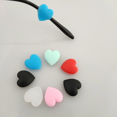 Eyeglass Leg Slip-On Soft Silicone Heart-Shaped Small Detachable Ear Hook Accessories Wholesale
