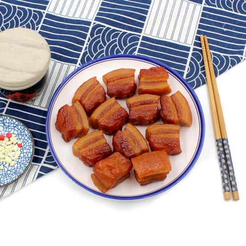 Simulated food model, ultra-realistic braised pork Dongpo meat, hotel restaurant decorations, simulated dishes, photography props decoration