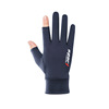 Silk men's gloves, fingerless