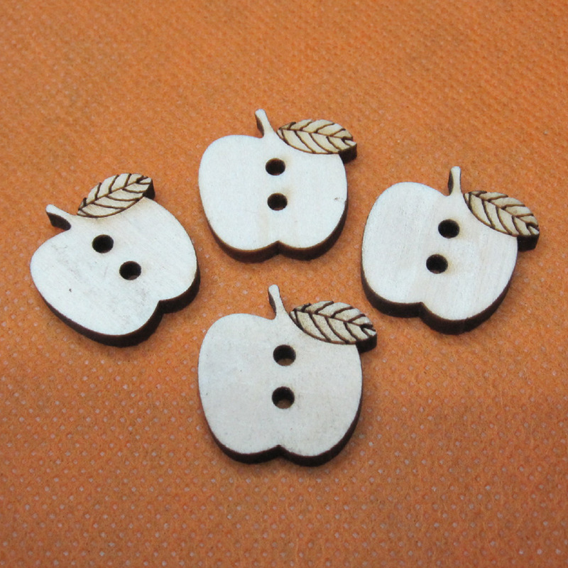 厂家直供动物纽扣木珠木球木圈木棒木纽扣木红旗木皮带扣