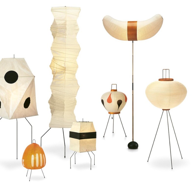 Noguchi Yong Japanese Style Table Lamp Floor Lamp Hotel Homestay Retro Lamp Bedroom Middle Ancient Silent Wind Xuan Paper Lamp Cross Border